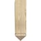Ekena Millwork Thorton Arts & Crafts Rough Sawn Bracket, Douglas Fir, 6"W x 22"D x 22"H BKT06X22X22THR03RDF - alternate 4